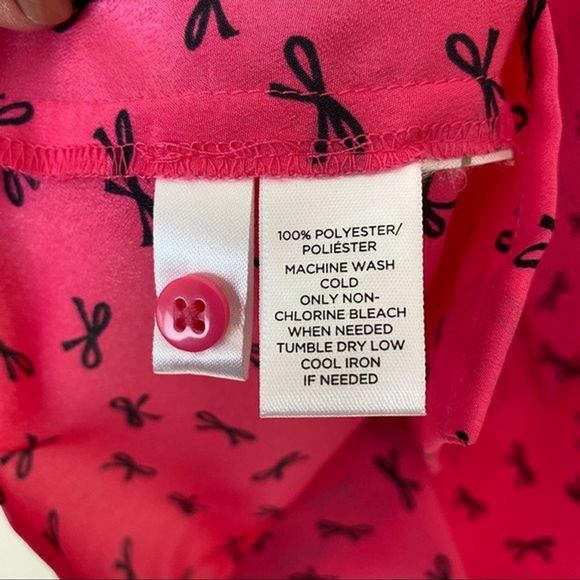 Ann Taylor LOFT Bow Sleeveless Neck Tie Blouse - Picture 5 of 5